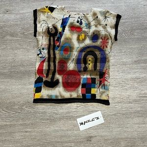 Hunza G Multicolor Artistic Swim Coverup